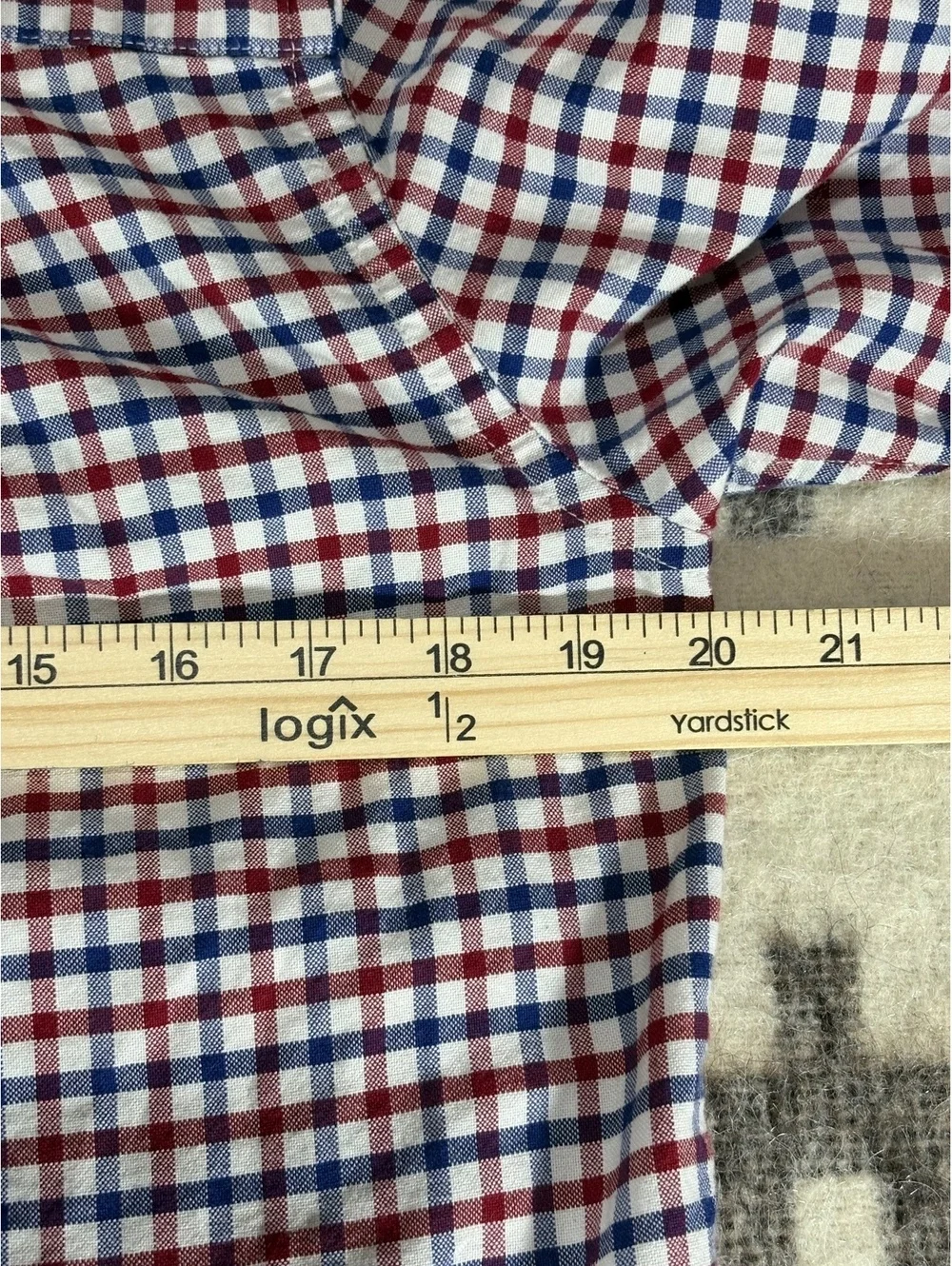 Ralph Lauren Boys Long Sleeve Button-Up Checkered Shirt Large (14/16)
